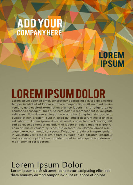 абстрактный фон с треугольниками