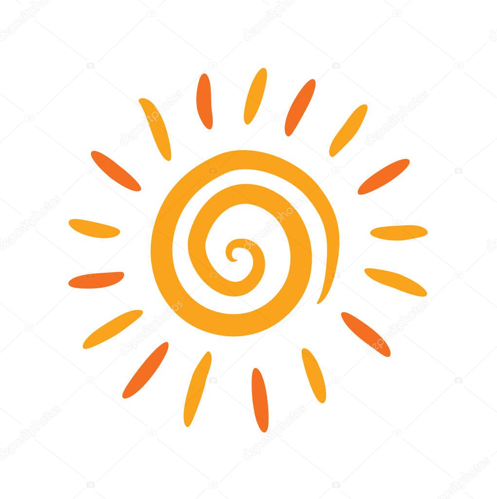 cute sun icon