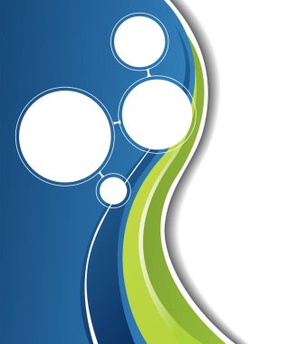 İş sunumlarınız için illüstrasyon.