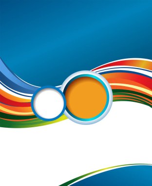 soyutlama ile resimli renkli düzen