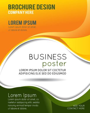 Broşür veya el ilanı için arka plan.