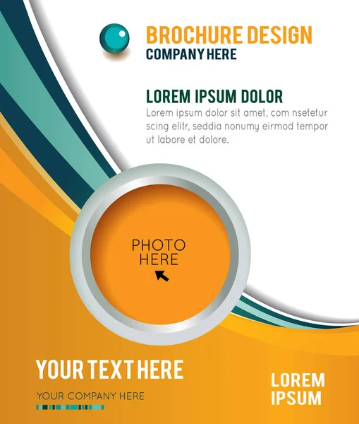 Design layout template — Stock Vector