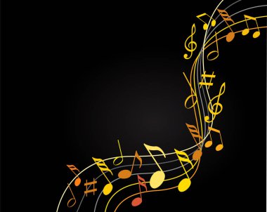 Altın müzik notlar