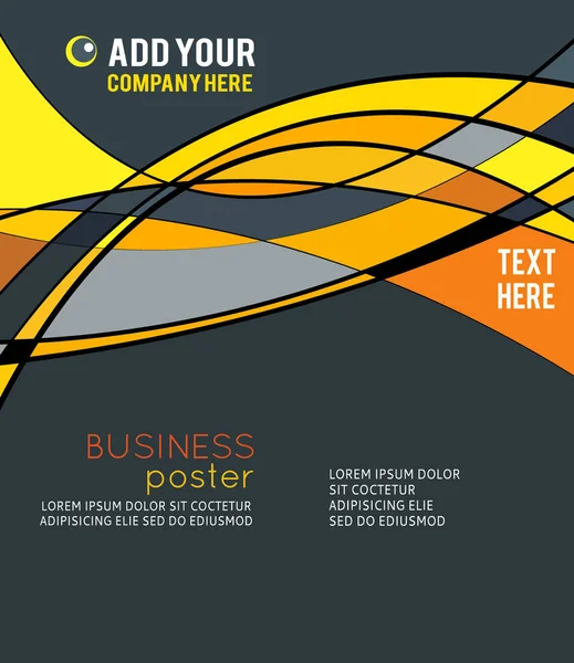 Flyer design content background — Stock Vector