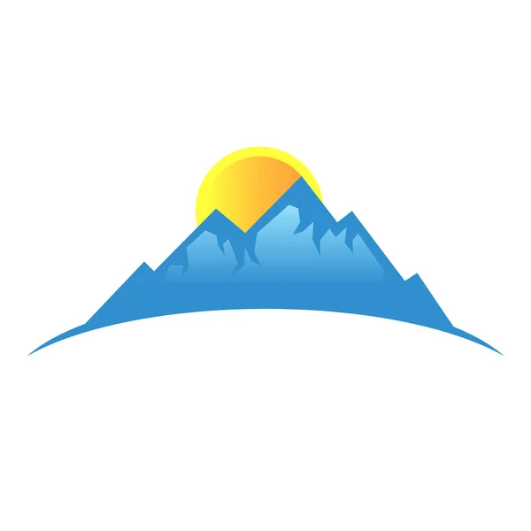 Mountains vector icon — Stock Vector