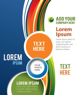 Mermi ve dalgalar ile soyut renkli düzen 