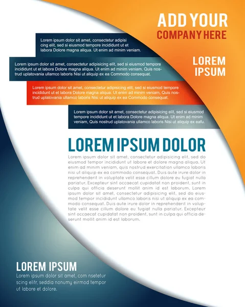 Professionele Business Design Layout Sjabloon Corporate Banner Ontwerp Tijdschriftenomslag Uitgeverij — Stockvector