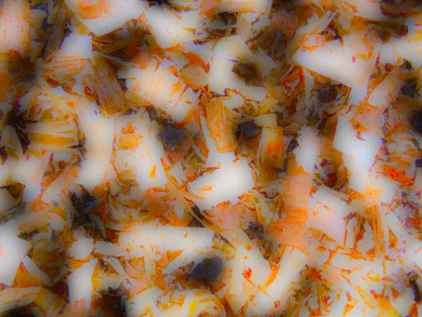 wooden texture. light and orange wood shavings. Art image