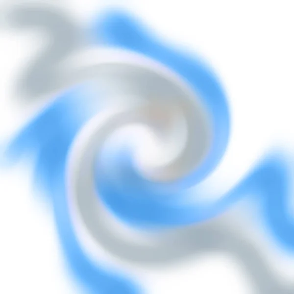 Яркий Абстрактный Фон Серо Голубая Спираль Крученые Объемные Полосы Белом — стоковое фото