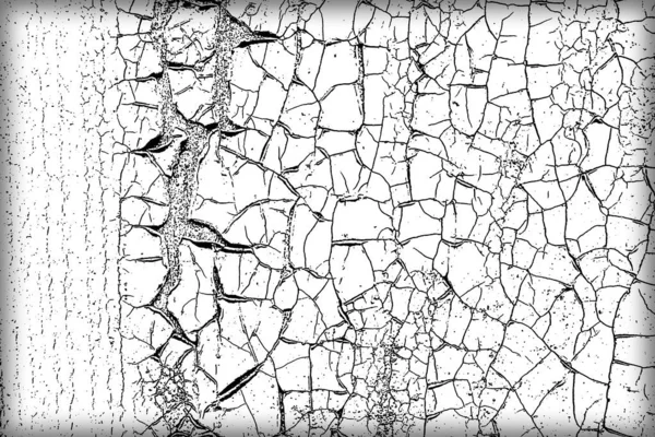 Eski beyaz kabuk soyma ve çatlak boya dokusu