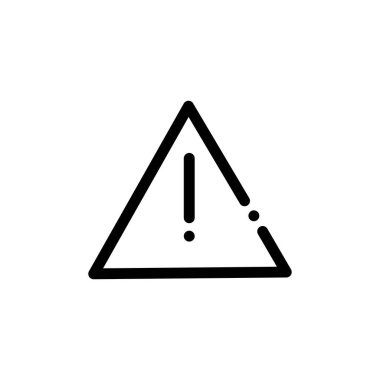 Basit siyah ve beyaz vektör simgesi, web ve internet kavramı