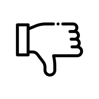 Basit siyah ve beyaz vektör simgesi, web ve internet kavramı