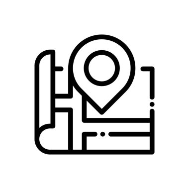 Beyaz arkaplanda basit bir simge, emlak