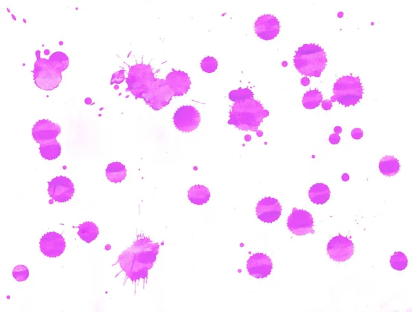 Акварельные капли розового монохрома для веб-дизайна — стоковое фото