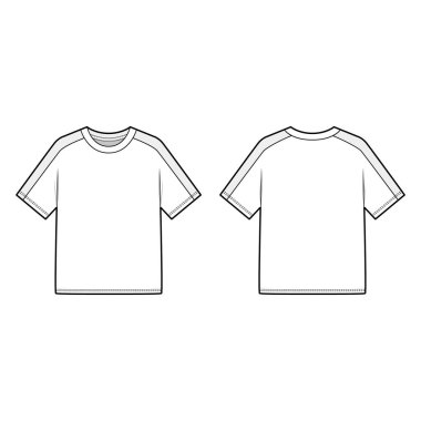 moda düz çizim şablonu