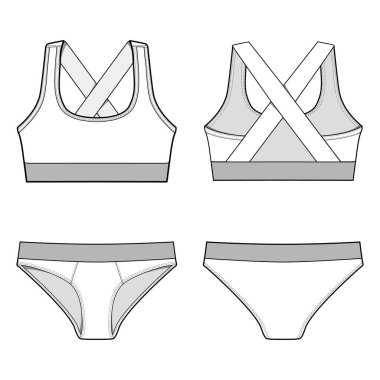 moda düz çizim şablonu