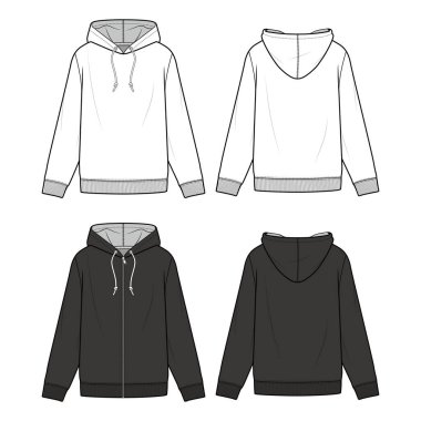 moda düz çizim şablonu