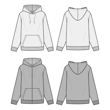 moda düz çizim şablonu