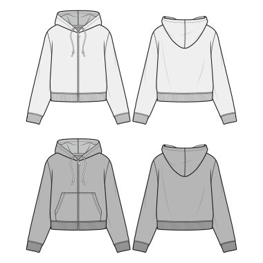 moda düz çizim şablonu