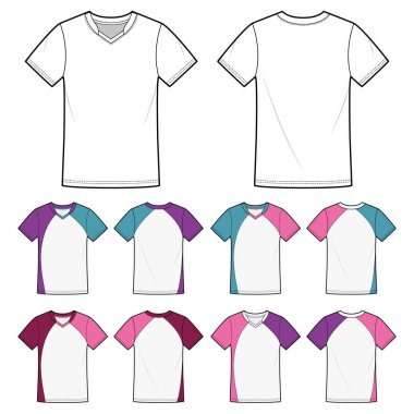 moda düz çizim şablonu