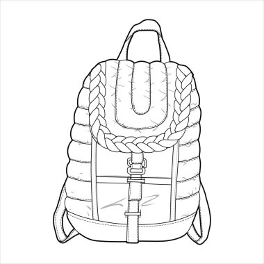 moda düz çizim şablonu