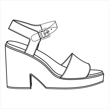 moda düz çizim şablonu