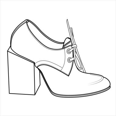 moda düz çizim şablonu