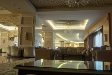  Modern bir otel odası.