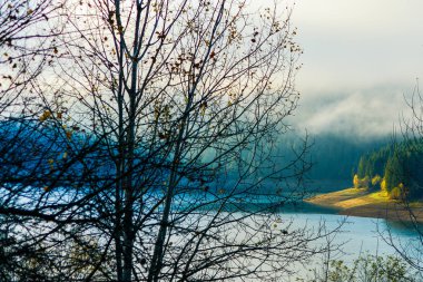  Dağlarda sonbahar sabahı