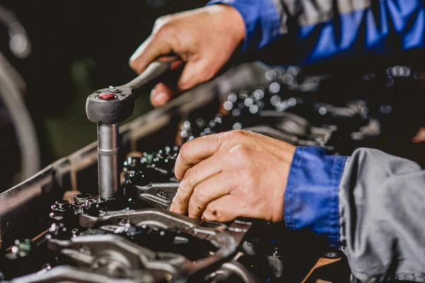 Mecânico Automóveis Trabalho — Fotografia de Stock