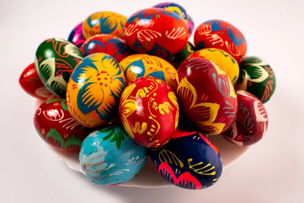 Easter Eggs Basket — Stock Photo, Image