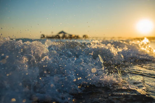Краєвид Морем Хвилях — стокове фото