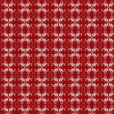 çiçek Dikişsiz vintage desen.