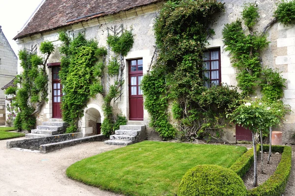 Chenonceau, Fransa - Haziran, 2013 - Chateau de Chenonceau Loire Valley castle village Chenonceaux yakınındaki çiftlikte.