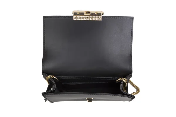 Stylish ladies handbag, leather — Stock Photo, Image