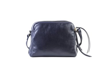 Beyaz bir arka planda online katalog mavi kadın çanta