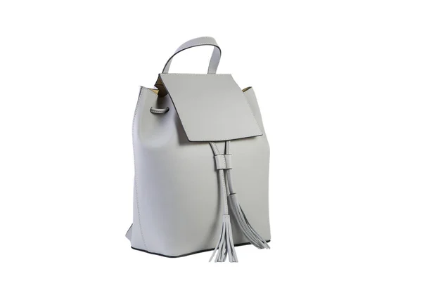 White female bag on a white background, online catalog — Stock Photo, Image