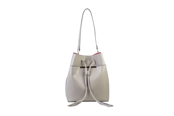 White female bag on a white background, online catalog — Stock Photo, Image