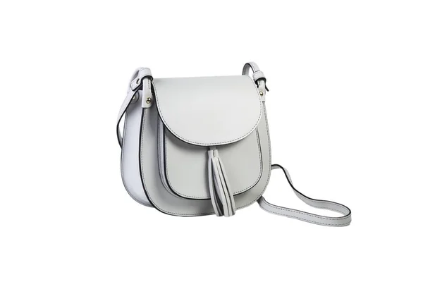 White female bag on a white background, online catalog — Stock Photo, Image