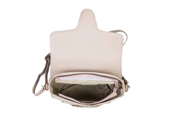 Fehér női táska-fehér alapon, online katalógus — Stock Fotó