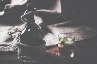 ROM tekila, güçlü içecekler vintage fotoğraf