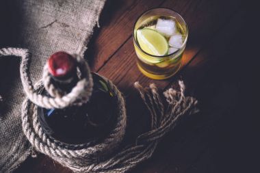 ROM tekila, güçlü içecekler vintage fotoğraf