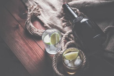 ROM tekila, güçlü içecekler vintage fotoğraf