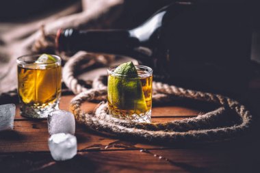 ROM tekila, güçlü içecekler vintage fotoğraf