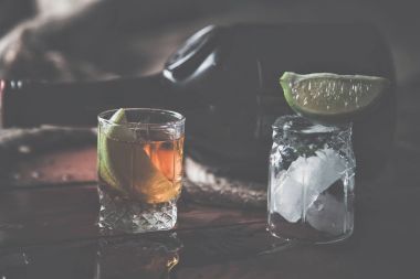 ROM tekila, güçlü içecekler vintage fotoğraf