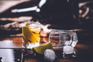 ROM tekila, güçlü içecekler vintage fotoğraf