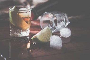 ROM tekila, güçlü içecekler vintage fotoğraf