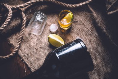 ROM tekila, güçlü içecekler vintage fotoğraf