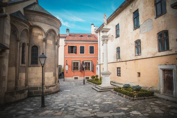 Città vecchia di architettura leoni — Foto Stock