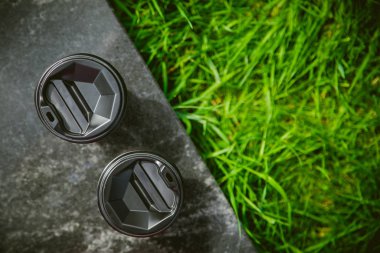 Paket kahve, arka plan dokusu.